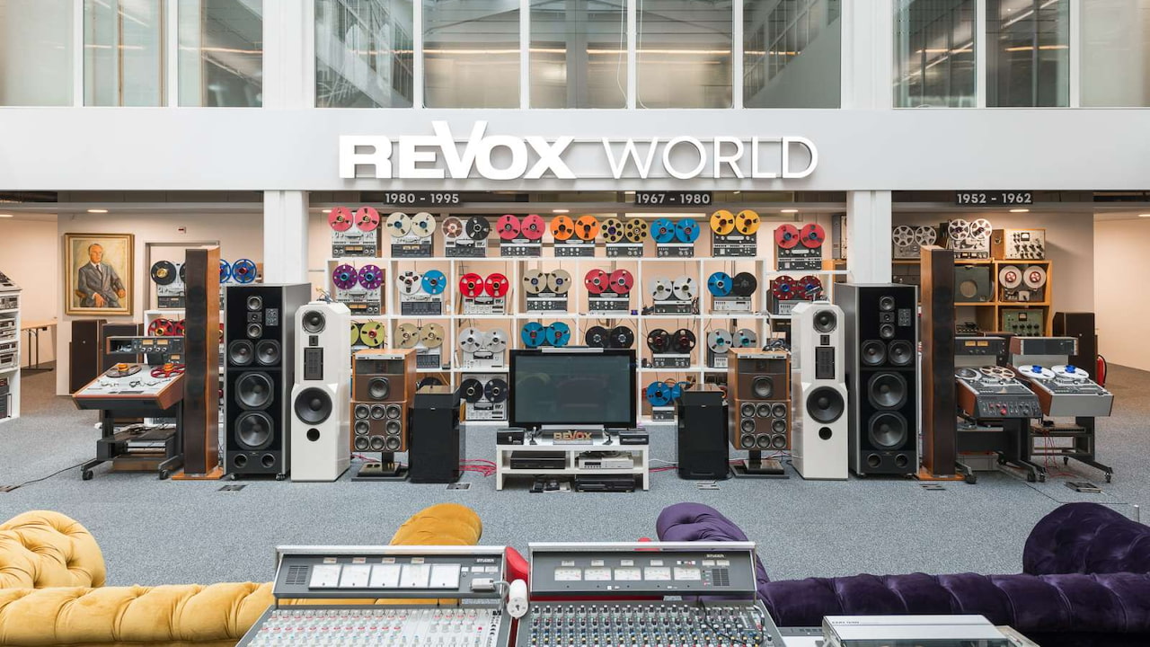 Revox World Wall Under Sign