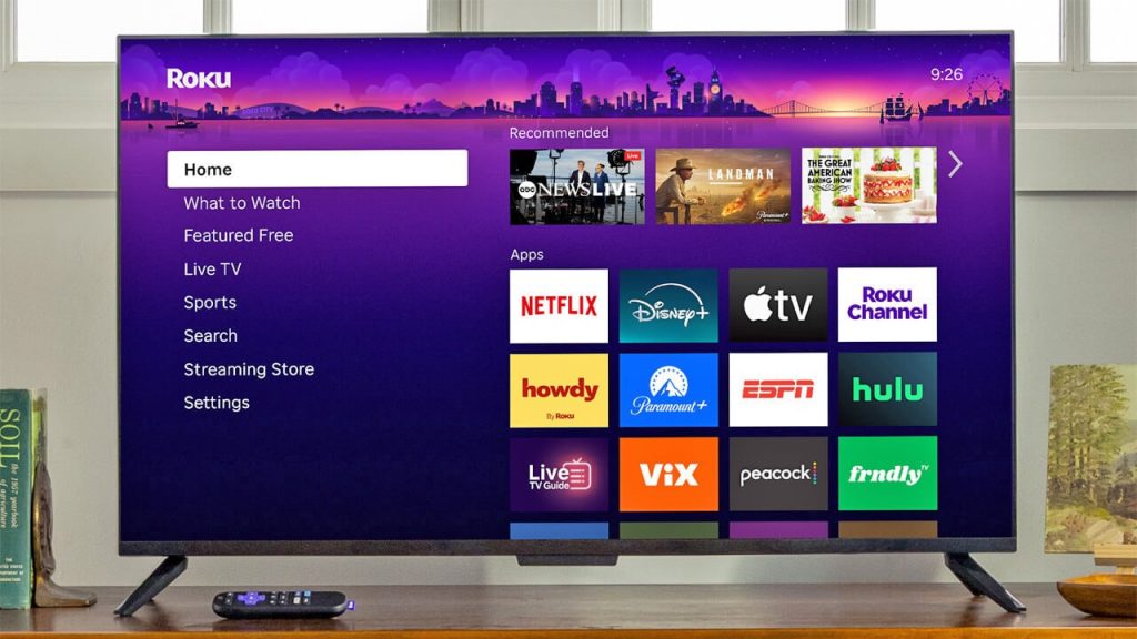 Roku Home Page 2025
