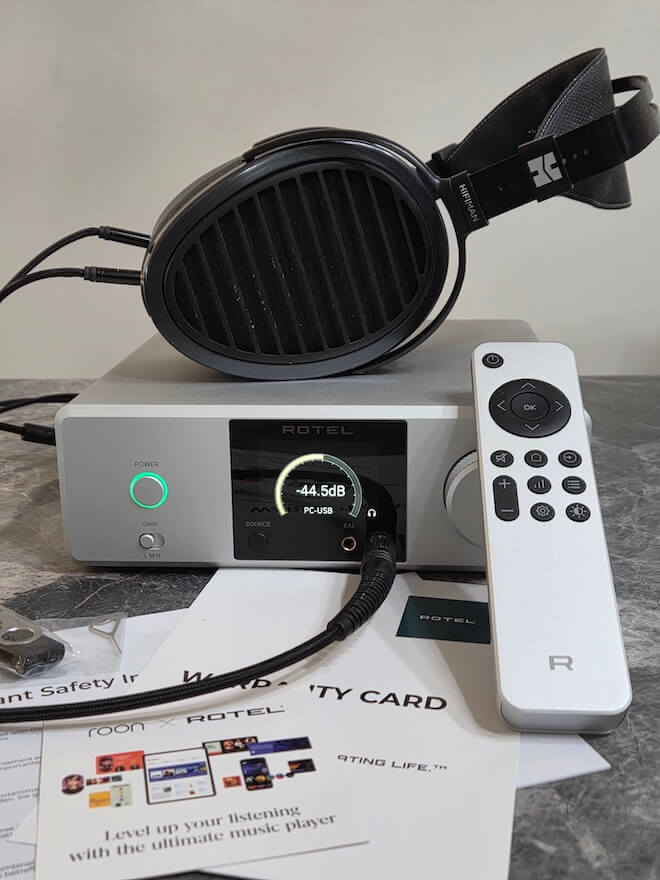 rotel-dx3-with-hifiman-arya-headphones