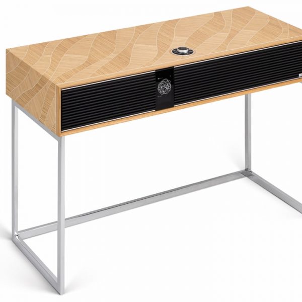 Ruark Audio R810 MiE Radiogram Angle in Leaf-Line Oak