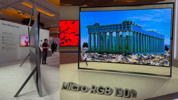 Samsung 130-inch Micro RGB TV at CES 2026
