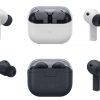 Samsung Galaxy Buds3 Fe in gray and black