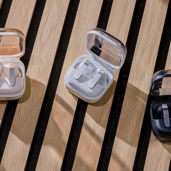 Samsung Galaxy Buds4 Pro wireless earbuds in pink, white and black