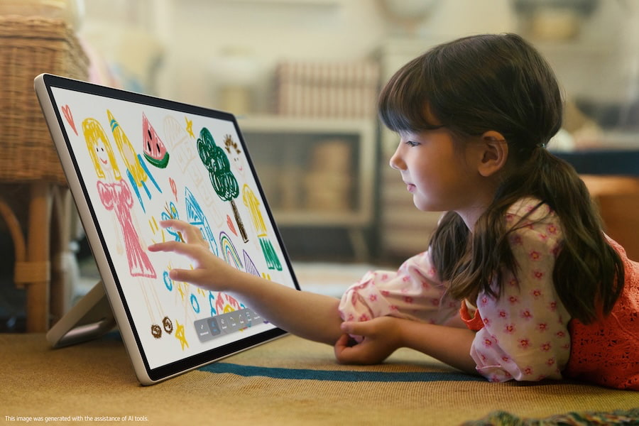 Samsung 27-inch The Movingstyle LSM7F Smart Touch Screen