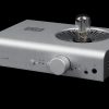 Schiit Lyr 5 Forkbeard Headphone Amplifier and Preamp Silver Angle
