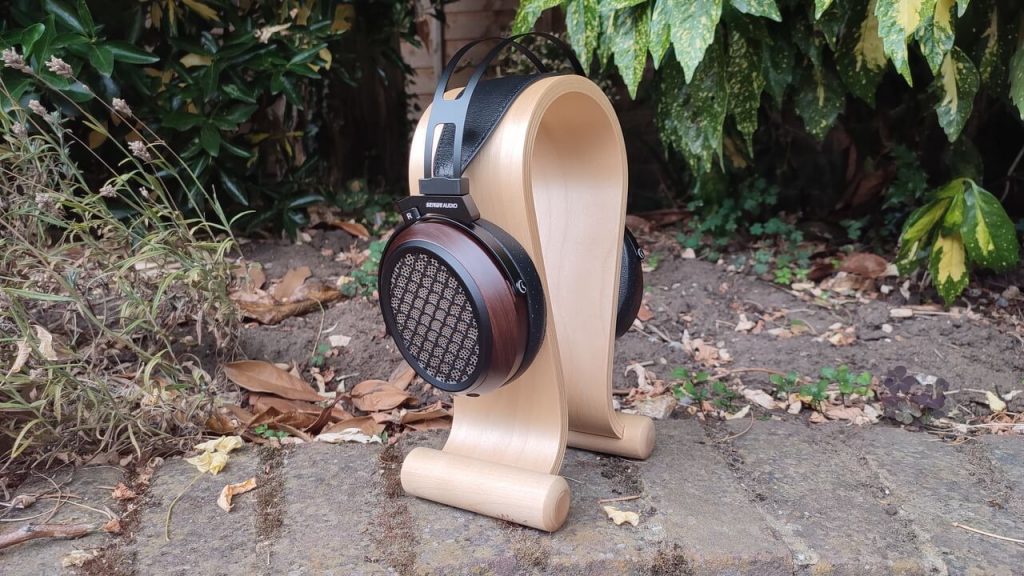 Sendy Audio Aiva 2 Open-back Planar Magnetic Headphones on stand