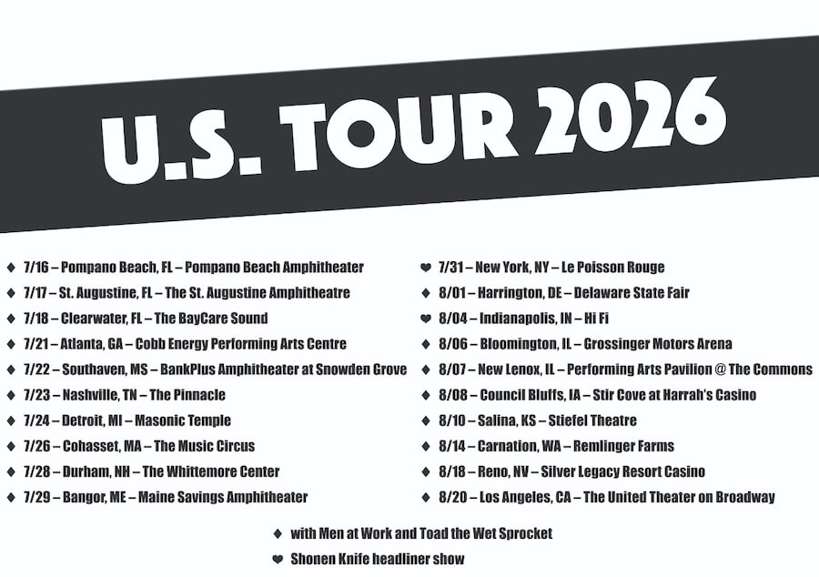 shonen-knife-us-tour-dates-2026