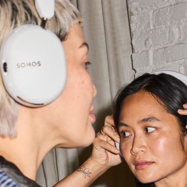 2026 Sonos Ace Ultra Wireless Headphones Lifestyle in white