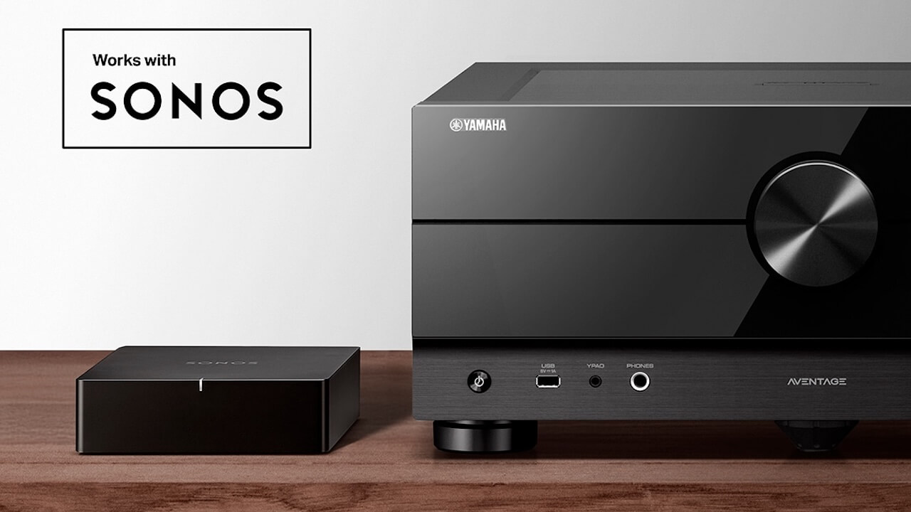 2025 Yamaha AVENTAGE A/V Receivers Now Works with Sonos