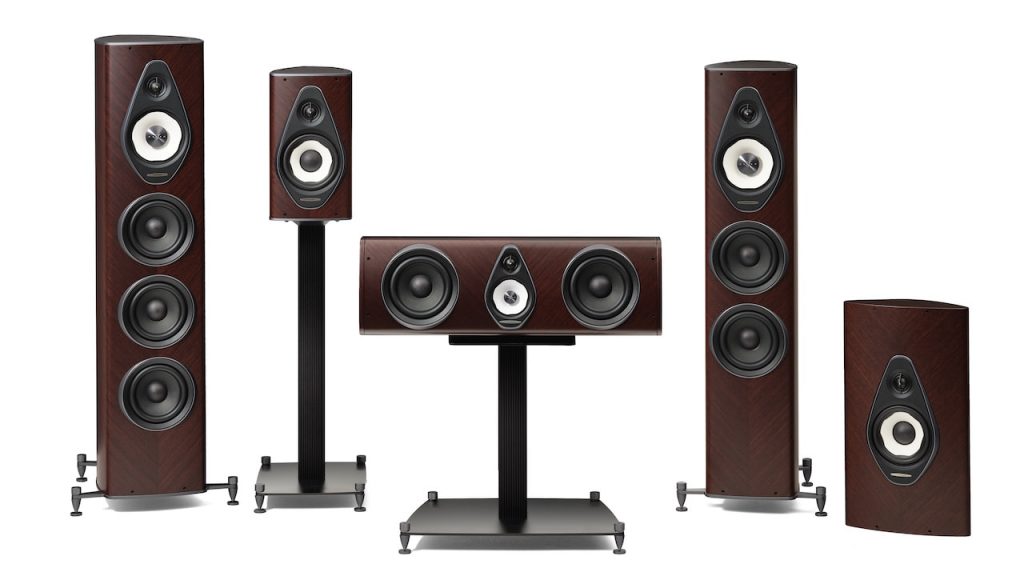 Sonus faber Olympica G3 Speakers in Dark Wood Front
