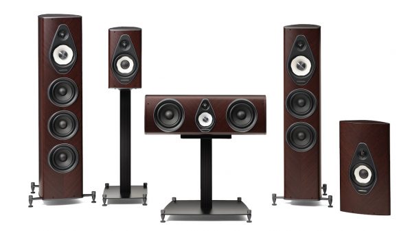 Sonus faber Olympica G3 Speakers in Dark Wood Front
