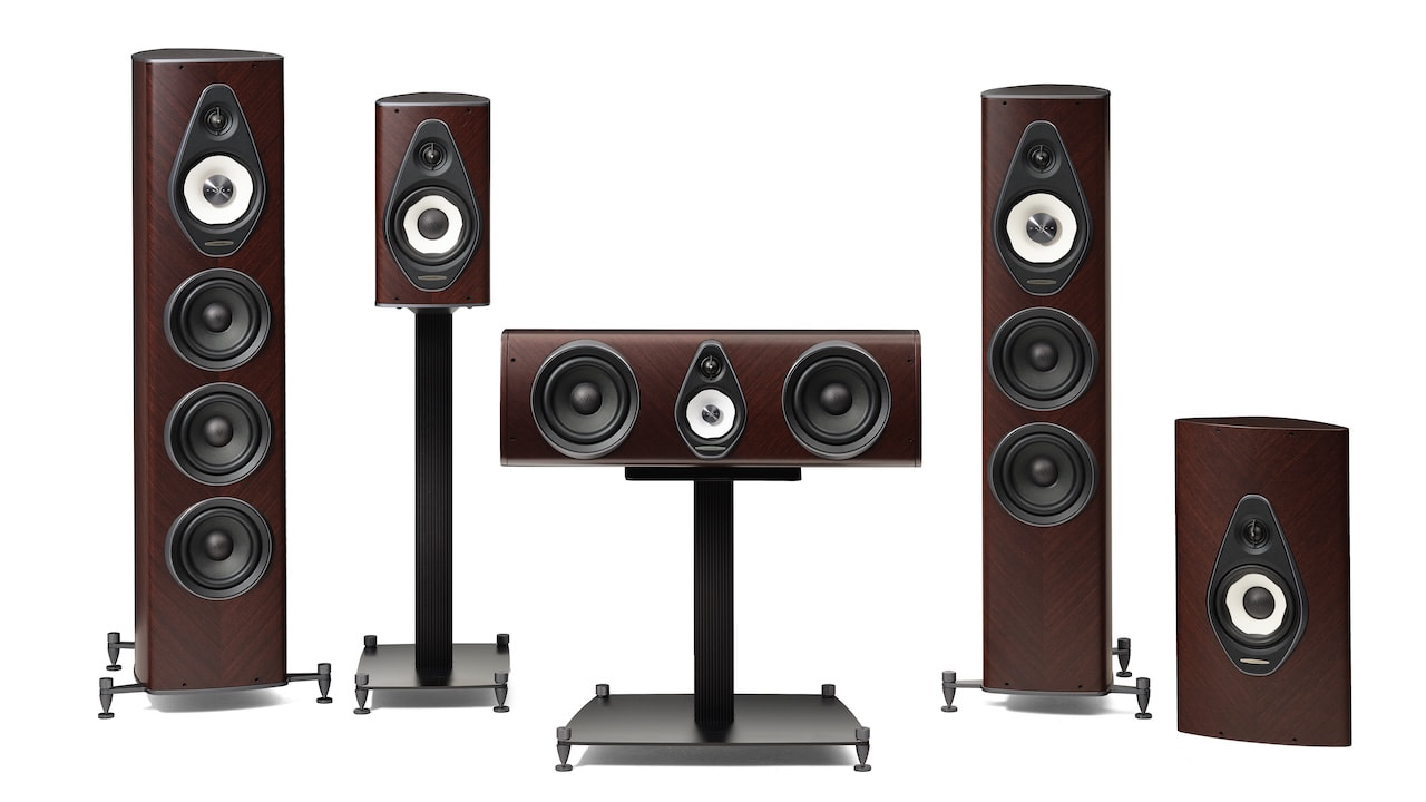 Sonus faber Olympica G3 Speakers in Dark Wood Front