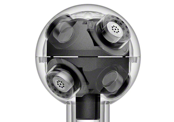 sony ecm ax10 microphone closeup
