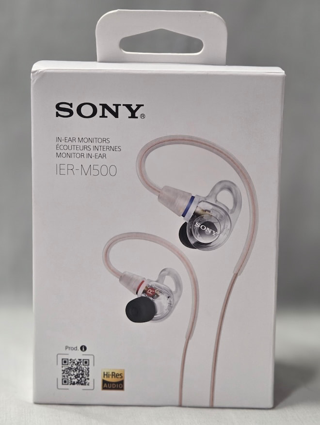 2026 Sony IER-M500 IEM Clear Package
