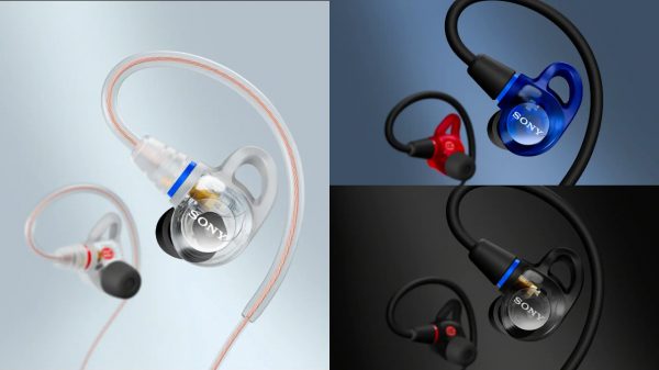 2026 Sony IER-M500 IEMs Colors in Clear, Black, and Red/Blue