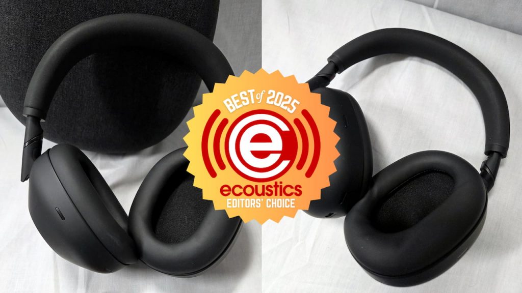Sony WH-1000XM6 Wireless Noise Cancelling Headphones win eCoustics Editors' Choice 2025