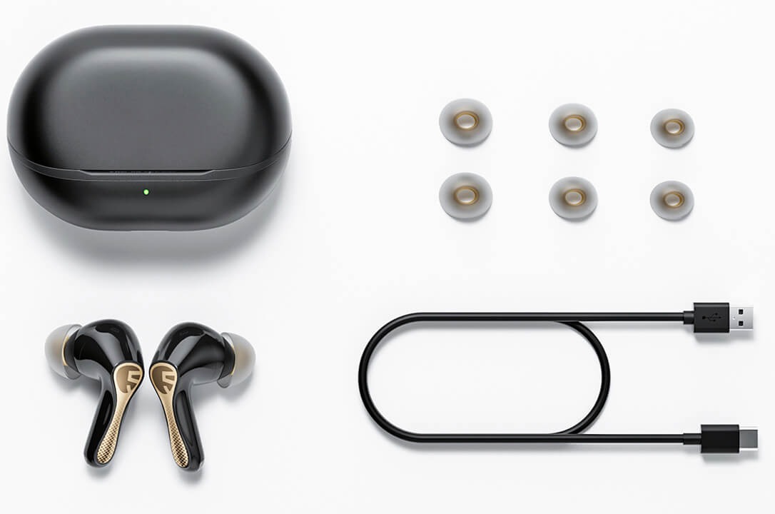 SOUNDPEATS Air5 Pro+ Wireless ANC Earbuds and Accessories