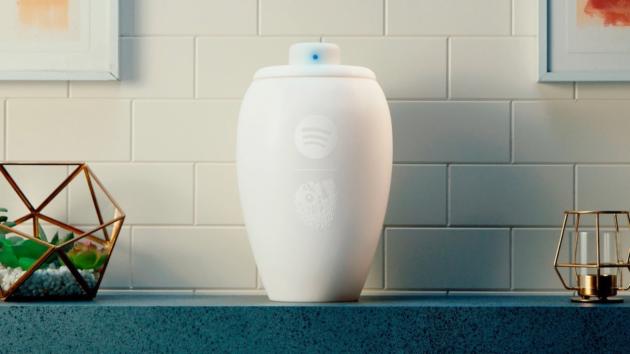 Liquid Death x Spotify Eternal Playlist Urn
