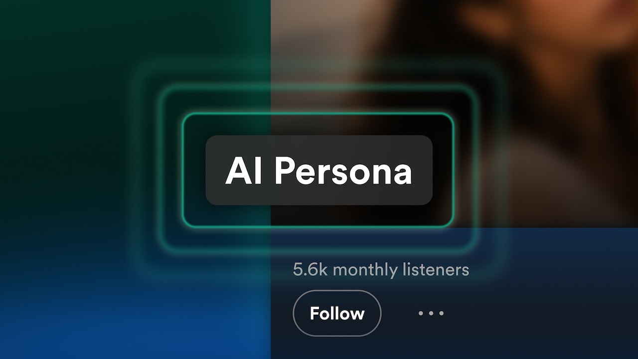 Spotify AI Persona label