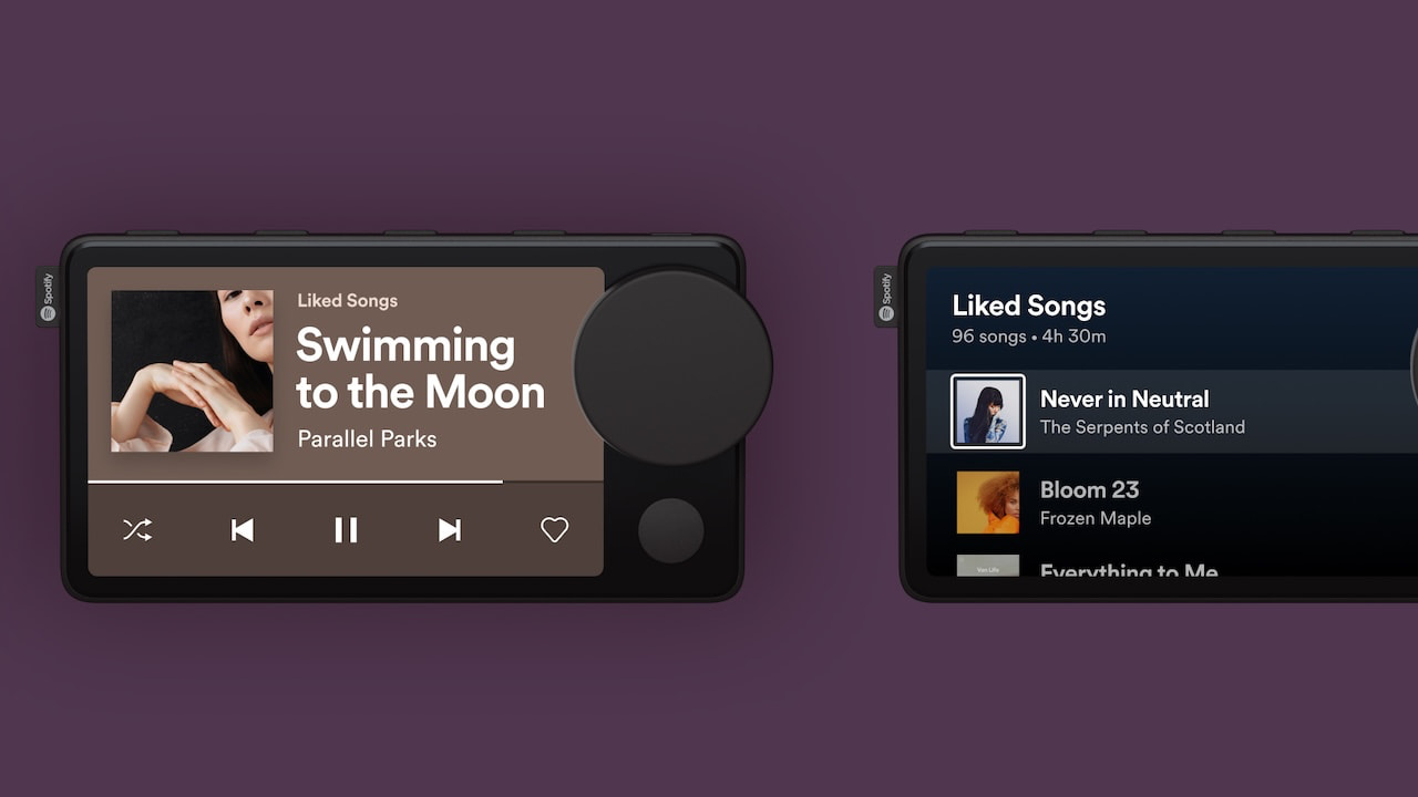 Spotify Car Thing Screens