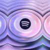 Spotify Lossless Logo on Purple Background