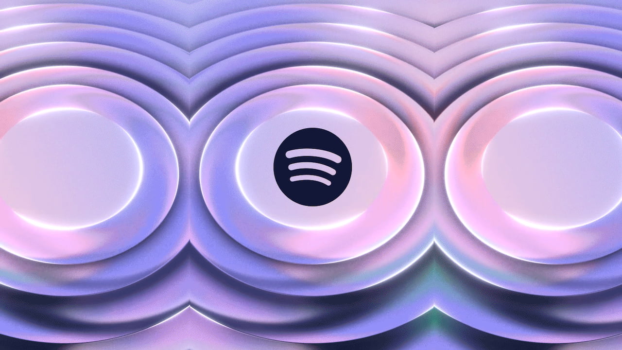 Spotify Lossless Logo on Purple Background