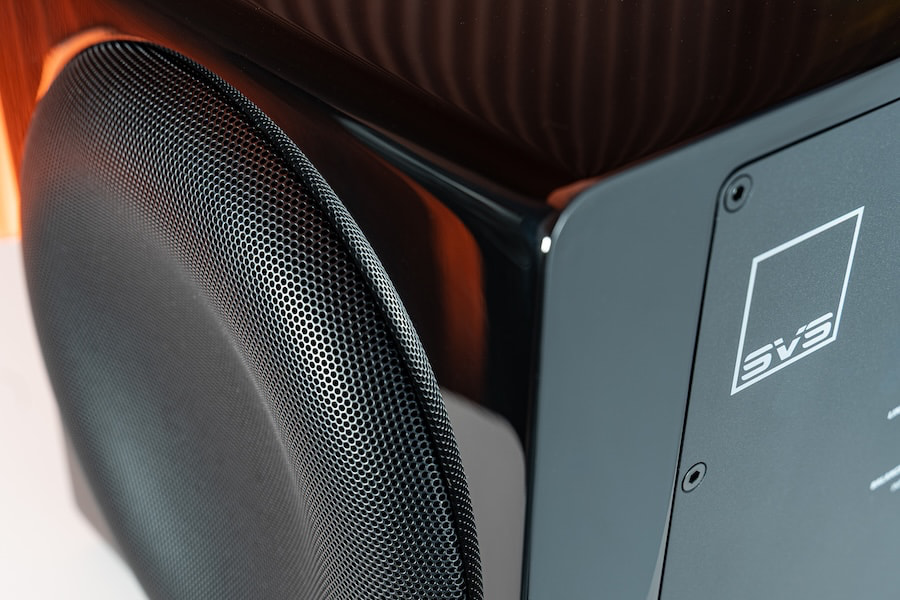 SVS 3000 Micro R|Evolution Subwoofer Black Top Corner