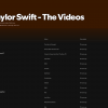 58 Taylor Swift Music Videos on Spotify September 16, 2026