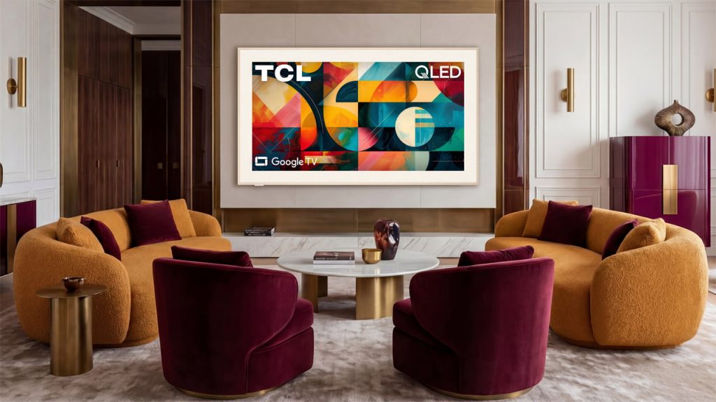 2026 TCL A300L Art TV Lifestyle Front