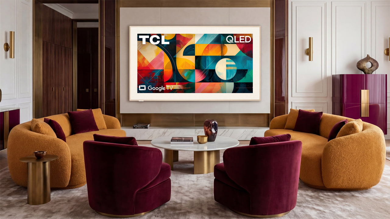 2026 TCL A300L Art TV Lifestyle Front