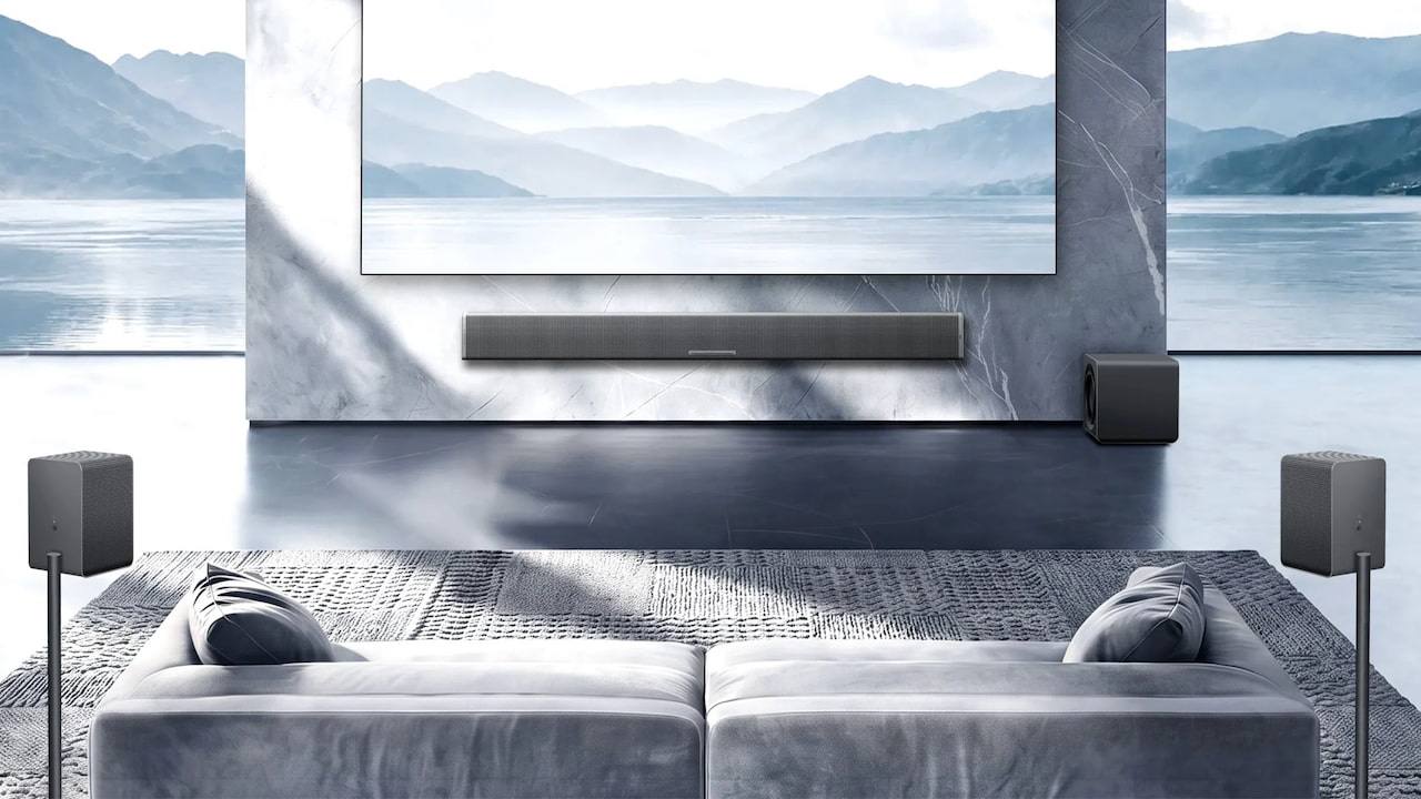 2026 TCL Q95K Soundbar System Lifestyle