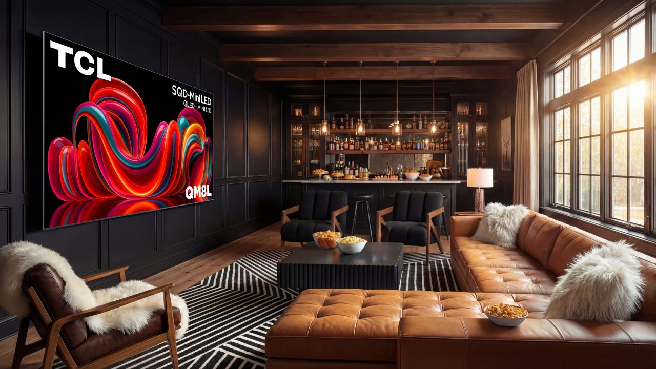 2026 TCL QM8L 4K TV Lifestyle