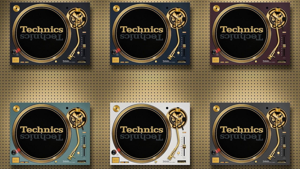 Technics SL-1200M7GL Turntables 55th Anniversary Colors