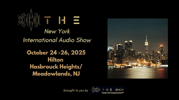 T.H.E. International Audio Show New York is October 24-26, 2025