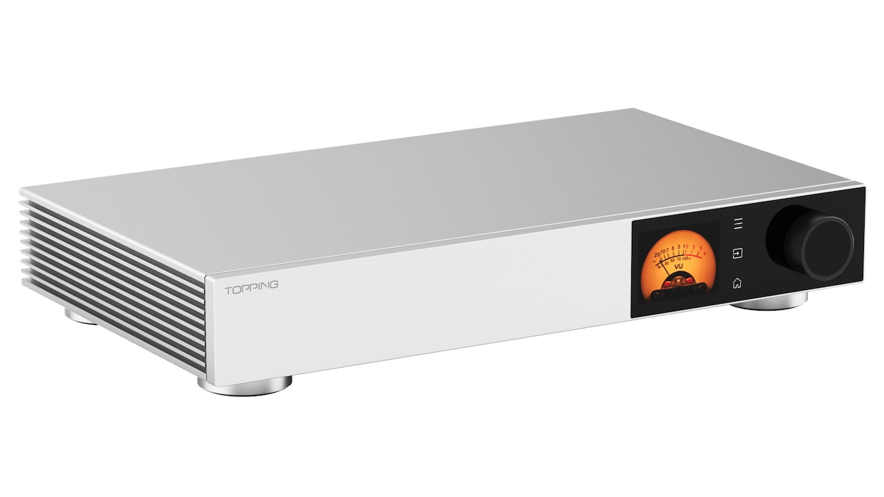 Topping D900 DAC Silver Angle