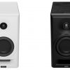2026 Topping MA4 Studio Monitors in White and Black Front View