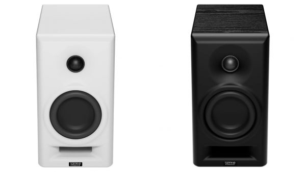 2026 Topping MA4 Studio Monitors in White and Black Front View