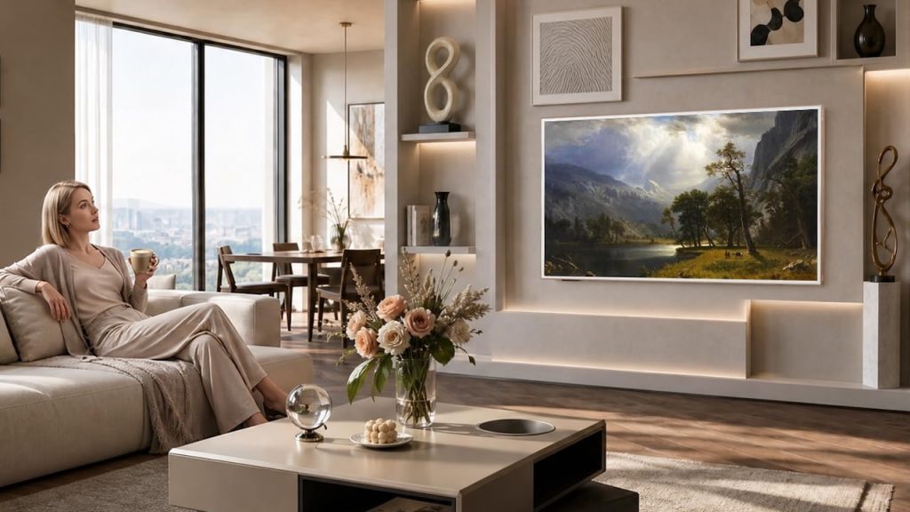2026 Toshiba REGZA ArtVision GS700 Art TV Lifestyle