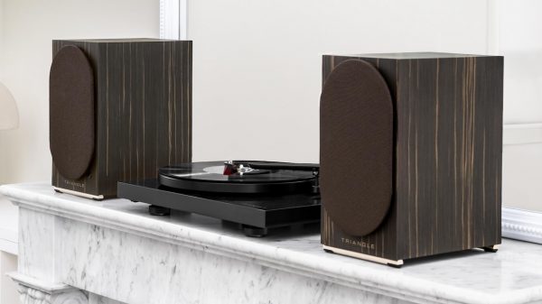 2026 Triangle AIO Twin Wireless Speakers in Macassar Lifestyle