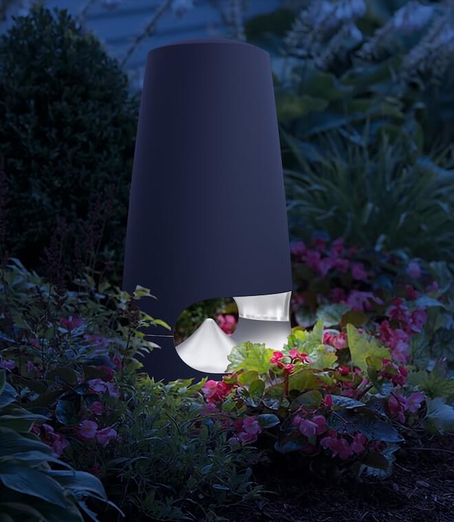 triangle-garden-7-outdoor-speaker-gray-lifestyle-night