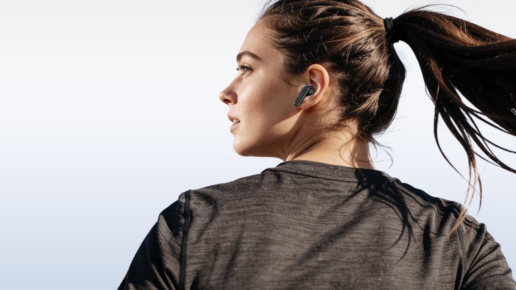2026 TRIBIT FlyBuds C3 Wireless Earbuds Woman Lifestyle