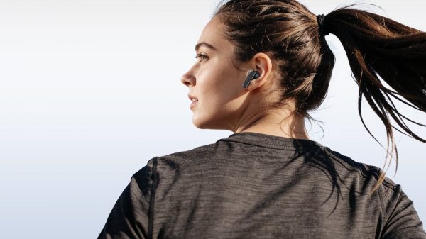 2026 TRIBIT FlyBuds C3 Wireless Earbuds Woman Lifestyle