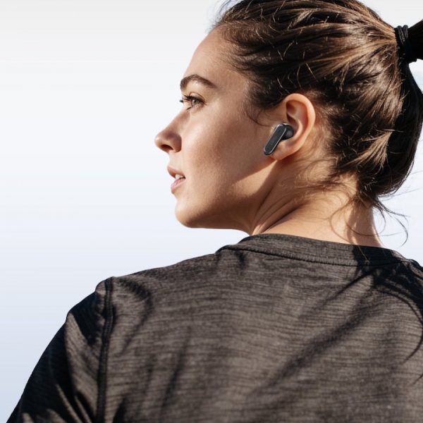 2026 TRIBIT FlyBuds C3 Wireless Earbuds Woman Lifestyle