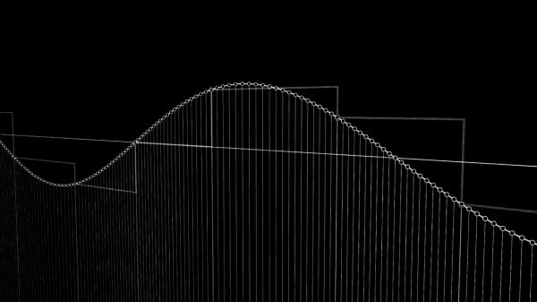 Upsampling Audio Waveform Diagram