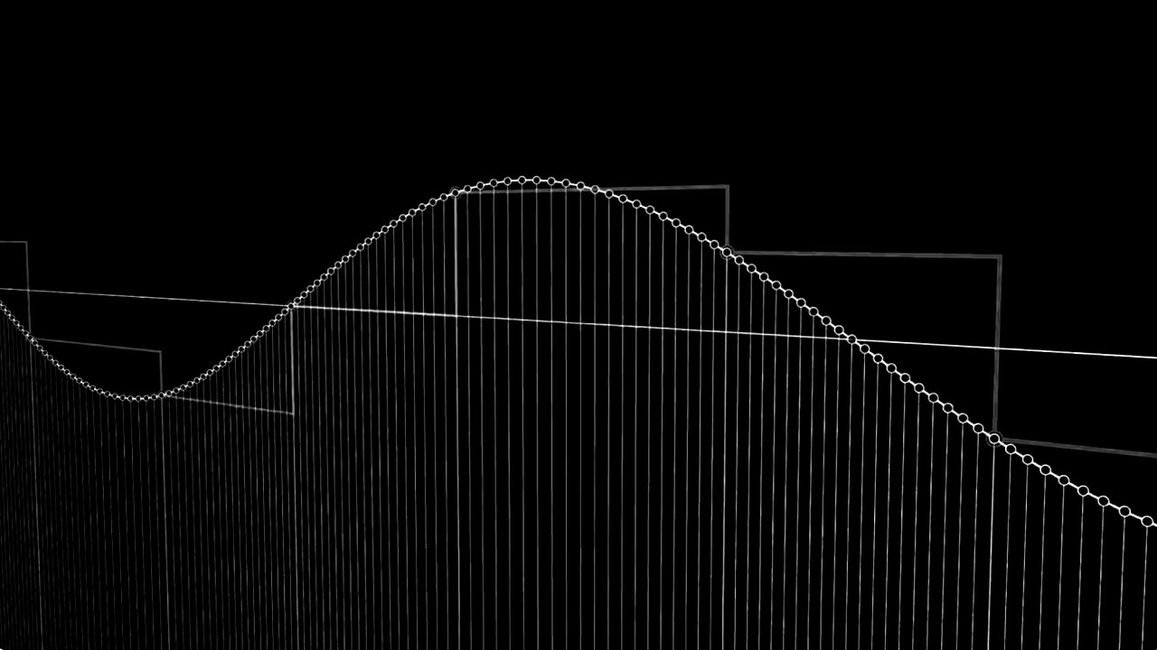 Upsampling Audio Waveform Diagram