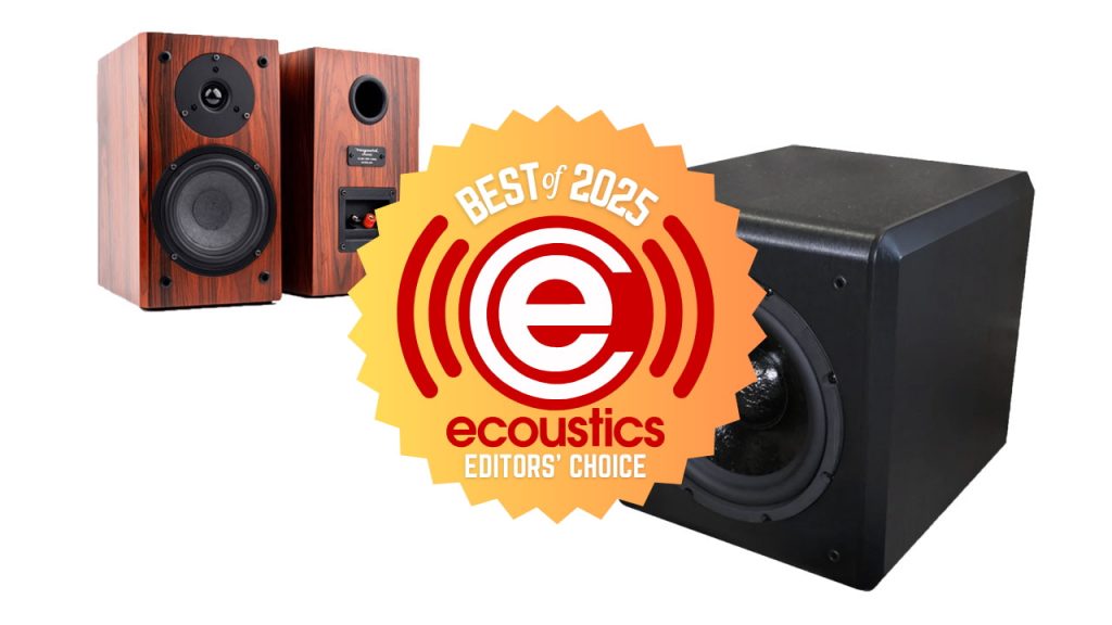 Vera-Fi Vanguard Scout Bookshelf Speakers and Caldera 10 Subwoofer eCoustics Editors' Choice 2025