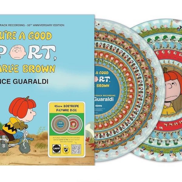 Vince Guaraldi 50th Anniversary Edition You're a Good Sport Charlie Brown 45RPM Vinyl Zoetrope Picture Disc