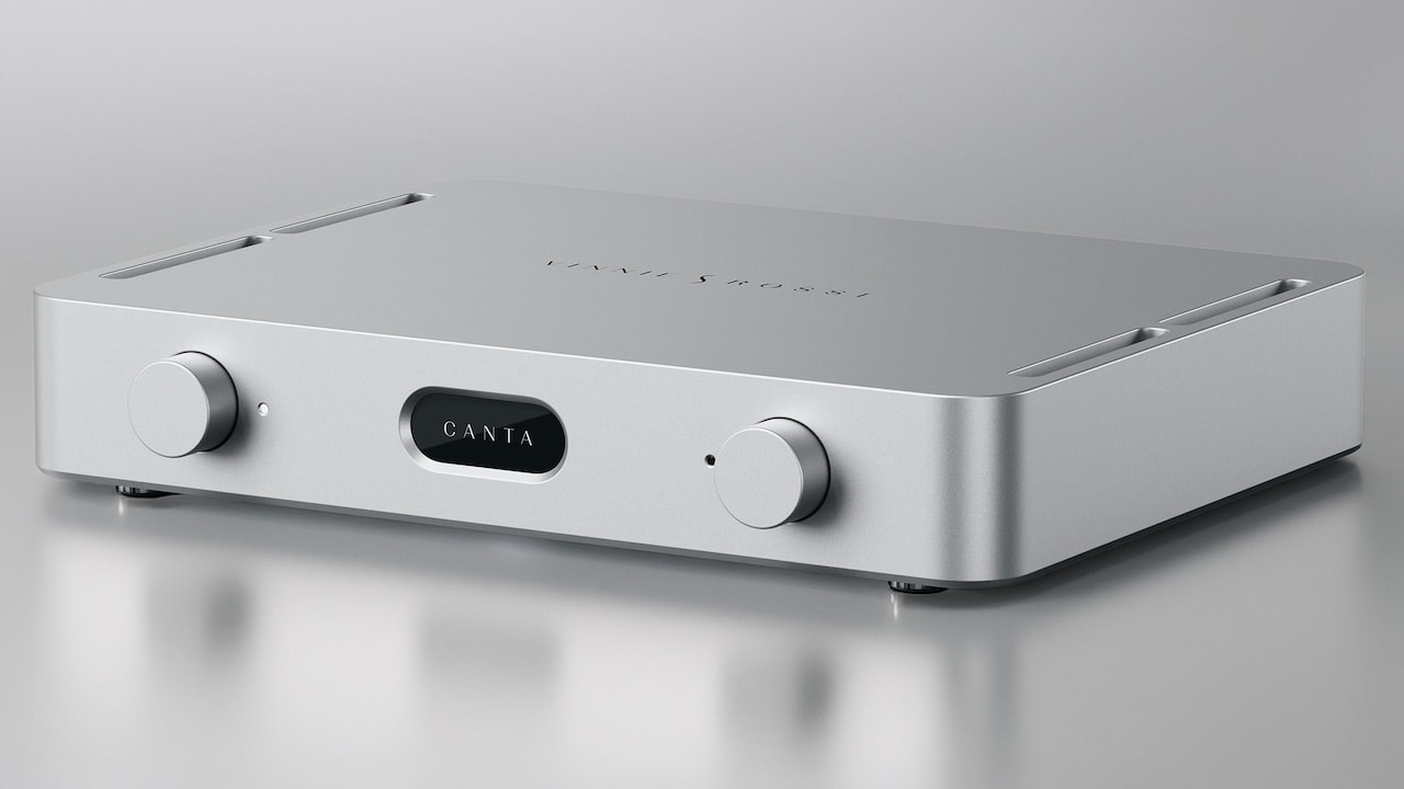 2026 Vinnie Rossi Canta Integrated Amplifier Angle