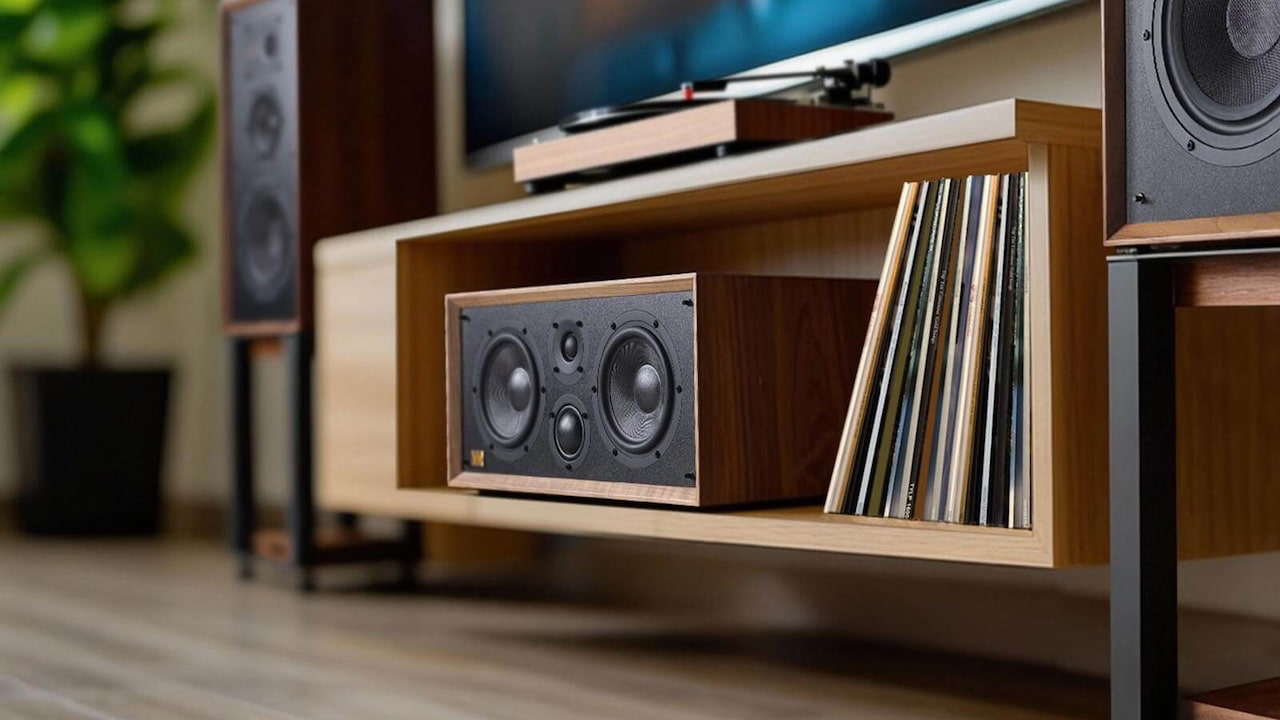 Wharfedale Heritage Centre Speaker in cabinet