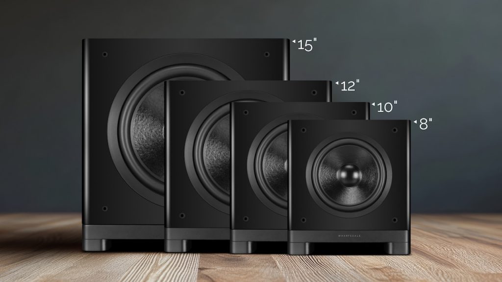 2026 Wharfedale NOVA Subwoofers Front Black
